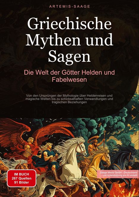 Artemis Saage - Deutschland: Griechische Mythen und Sagen: Die Welt der Götter, Helden und Fabelwesen, Buch