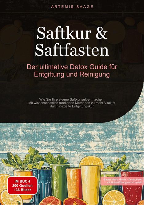 Artemis Saage - Deutschland: Saftkur &amp; Saftfasten: Der ultimative Detox-Guide für Entgiftung und Reinigung, Buch