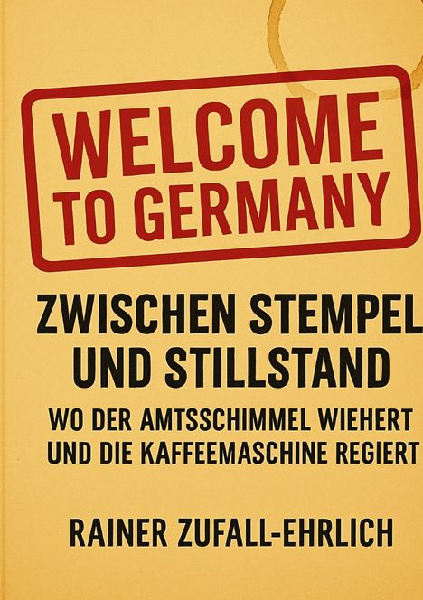 Rainer Zufall: Welcome to Germany - Zwischen Stempel und Stillstand, Buch