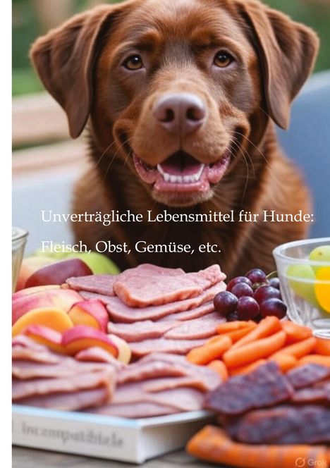 Dave Red: Unverträgliche Lebensmittel für Hunde:, Buch
