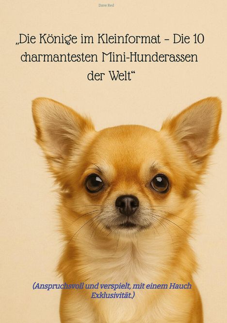 Dave Red: "Die Könige im Kleinformat - Die 10 charmantesten Mini-Hunderassen der Welt", Buch