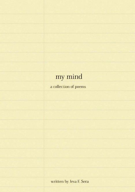 Jeva F. Sera: my mind, Buch