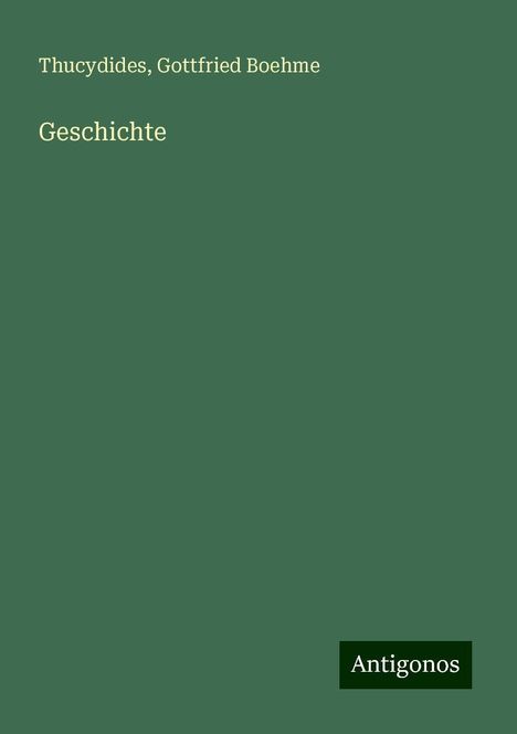 Thucydides: Geschichte, Buch