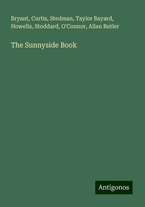 Bryant: The Sunnyside Book, Buch