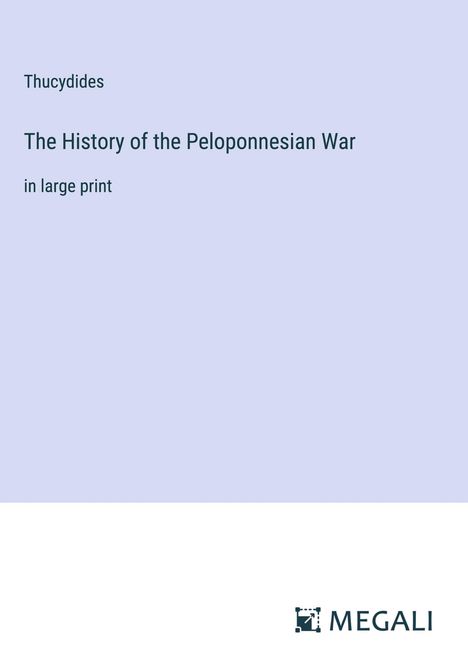 Thucydides: The History of the Peloponnesian War, Buch