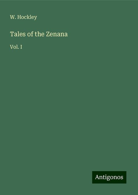 W. Hockley: Tales of the Zenana, Buch