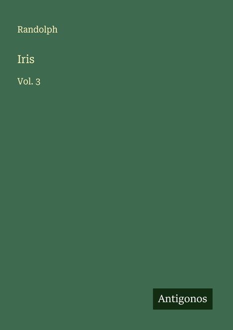 Randolph: Iris, Buch