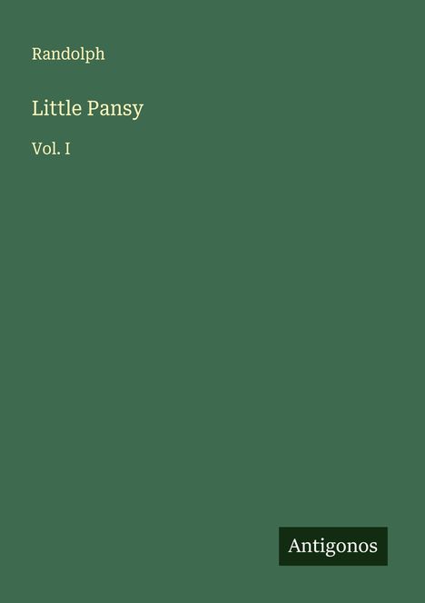 Randolph: Little Pansy, Buch