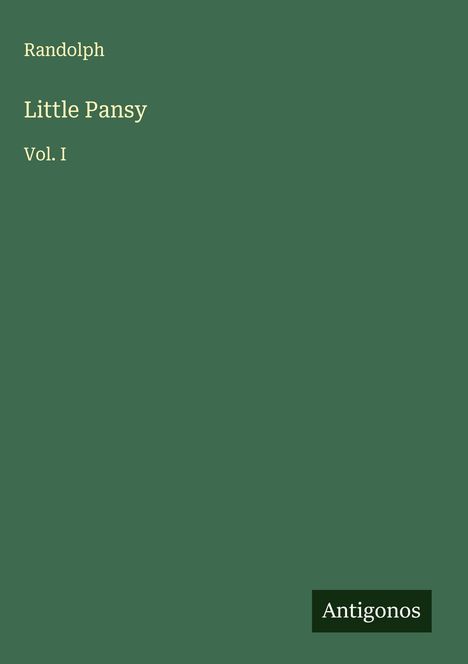 Randolph: Little Pansy, Buch