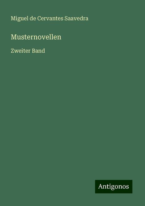 Miguel de Cervantes Saavedra: Musternovellen, Buch
