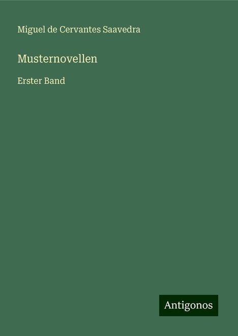 Miguel de Cervantes Saavedra: Musternovellen, Buch