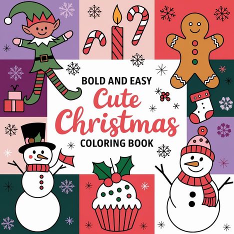 Laura Bidden: Bold &amp; Easy Coloring Books for Christmas, Buch