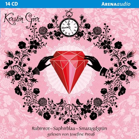 Kerstin Gier: Rubinrot - Saphirblau - Smaragdgrün, 14 CDs