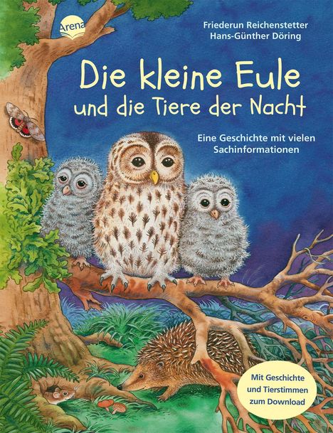 Friederun Reichenstetter: Die kleine Eule und die Tiere der Nacht, Buch