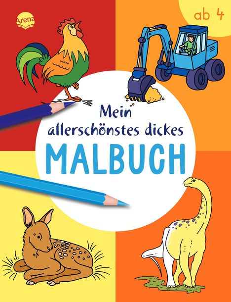 Mein allerschönstes dickes Malbuch, Buch