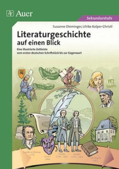 Susanne Dieminger: Literaturgeschichte auf einen Blick, Buch