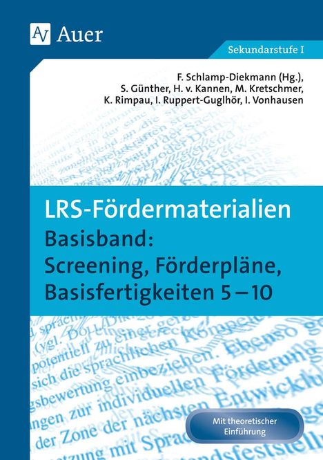 LRS-Fördermaterialien 1, Buch