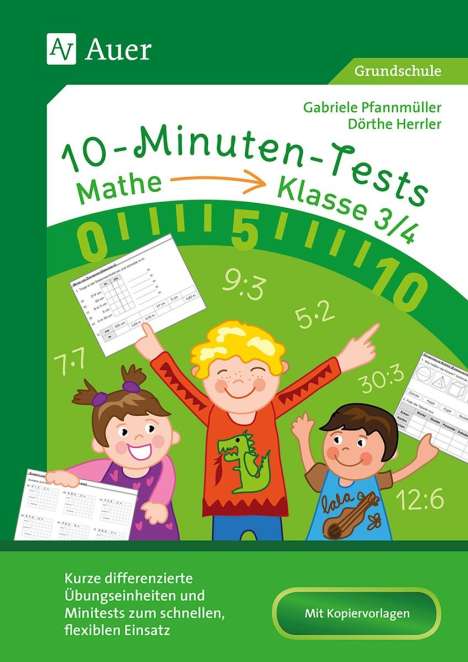 Dörthe Herrler: 10-Minuten-Tests Mathematik - Klasse 3/4, Buch