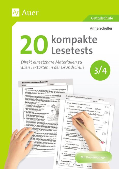 Anne Scheller: 20 kompakte Lesetests für Klasse 3/4, Buch