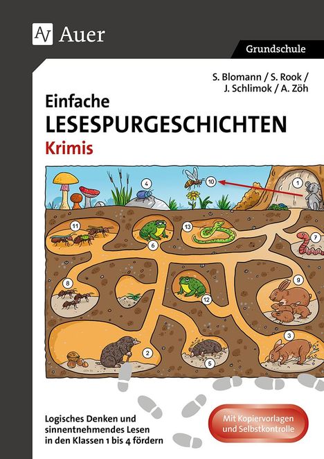 S. Blomann: Einfache Lesespurgeschichten Krimis, Buch