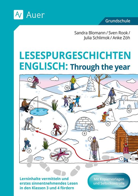 S. Blomann: Lesespurgeschichten Englisch: Through the year, Buch