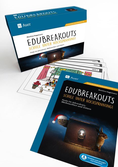 Martina Hagemann: EduBreakouts - Feste im Jahreskreis, 1 Buch und 1 Diverse