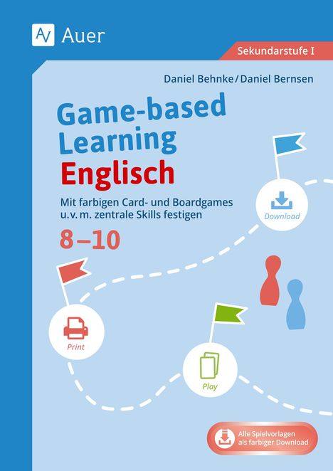 Daniel Behnke: Game-based Learning Englisch 8-10, 1 Buch und 1 Diverse