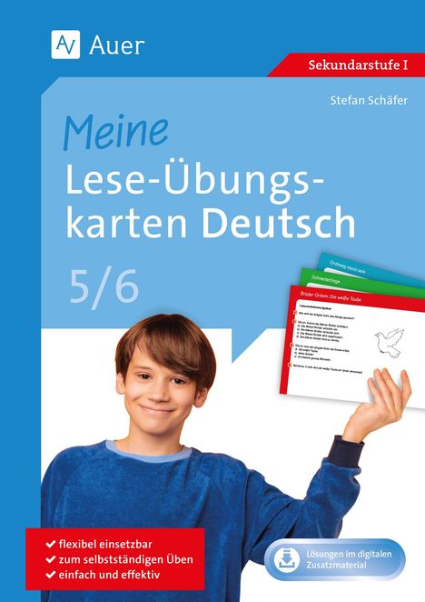 Stefan Schäfer: Meine Lese-Übungskarten Deutsch 5-6, Buch