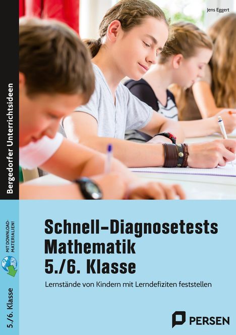 Jens Eggert: Schnell-Diagnosetests Mathematik 5./6. Klasse, 1 Buch und 1 Diverse