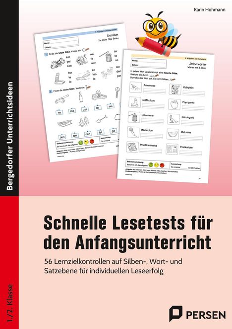 Karin Hohmann: Schnelle Lesetests für den Anfangsunterricht, Buch