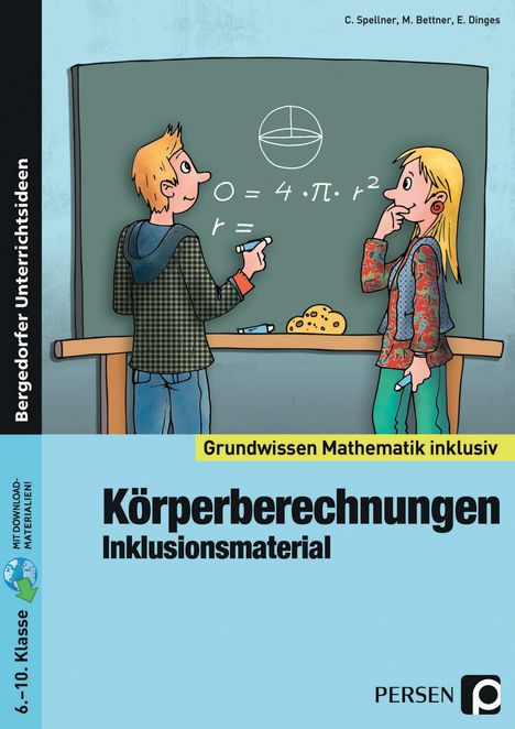 Cathrin Spellner: Körperberechnungen - Inklusionsmaterial, 1 Buch und 1 Diverse