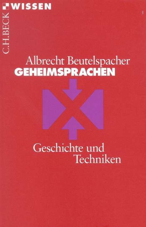Albrecht Beutelspacher: Beutelspacher, A: Geheimsprachen, Buch