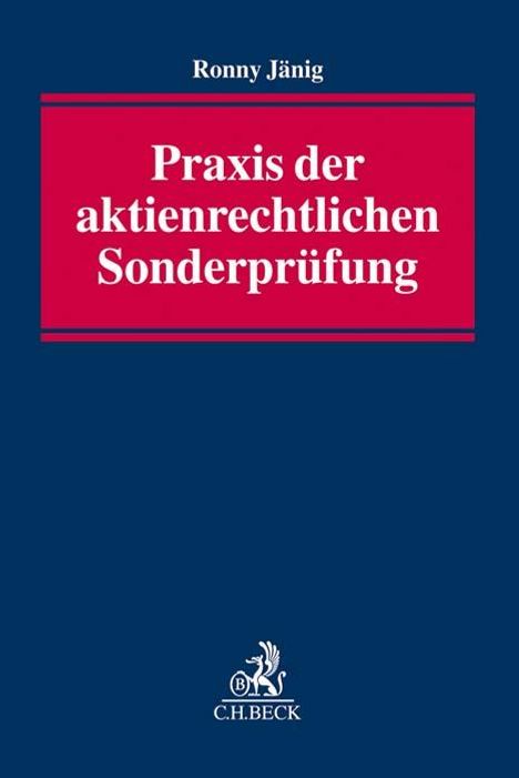 Ronny Jänig: Praxis der aktienrechtlichen Sonderprüfung, Buch
