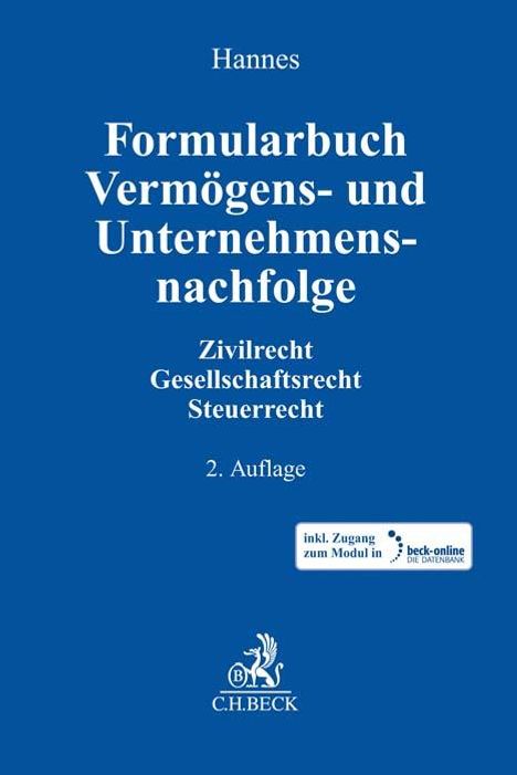 Formularbuch Vermögens- und Unternehmensnachfolge, 1 Buch und 1 Diverse