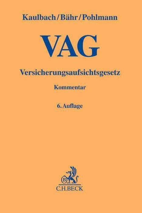 Detlef Kaulbach: Versicherungsaufsichtsgesetz - VAG, Buch