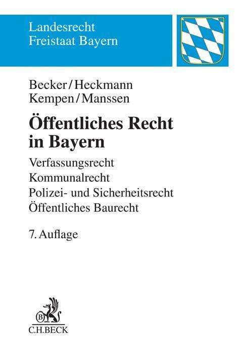 Ulrich Becker: Becker, U: Öffentliches Recht in Bayern, Buch