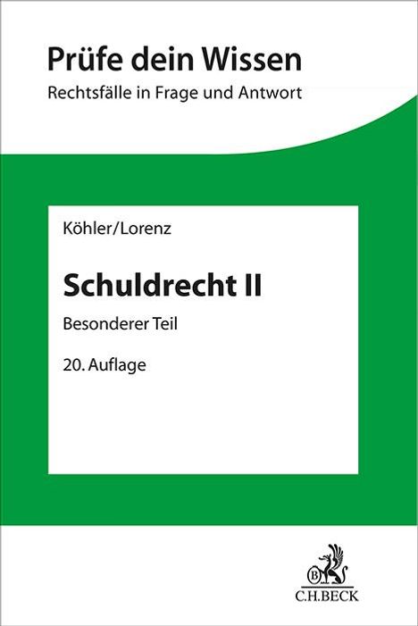 Helmut Köhler: Schuldrecht II, Buch
