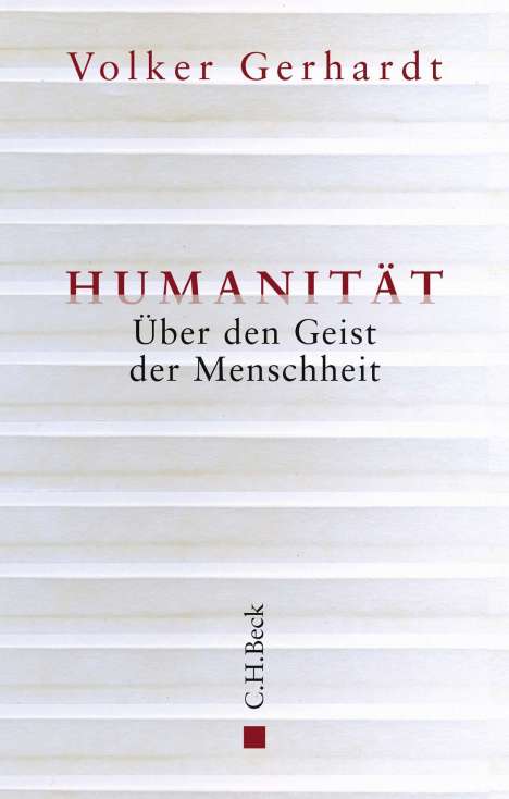 Volker Gerhardt: Humanität, Buch