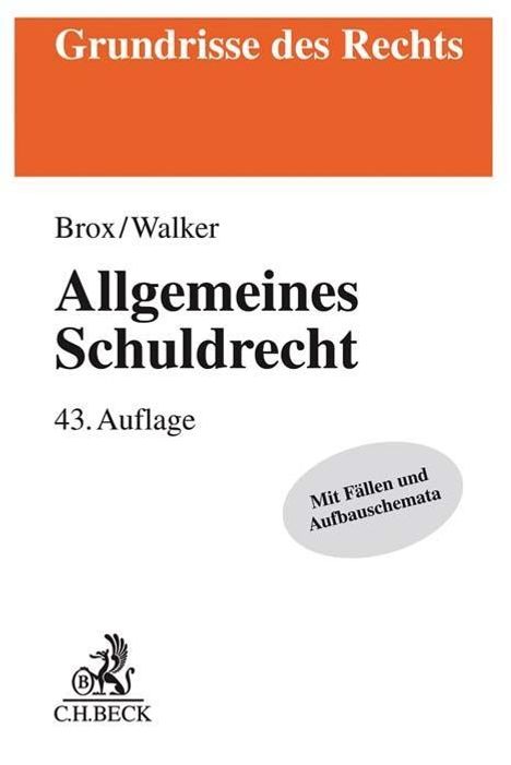 Hans Brox: Allgemeines Schuldrecht, Buch