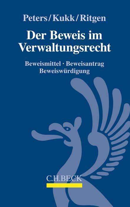Wilfried Peters: Der Beweis im Verwaltungsrecht, Buch