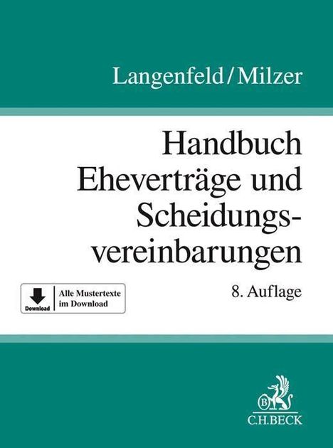 Gerrit Langenfeld: Langenfeld, G: Handbuch der Eheverträge/Scheidungsvereinb., Buch