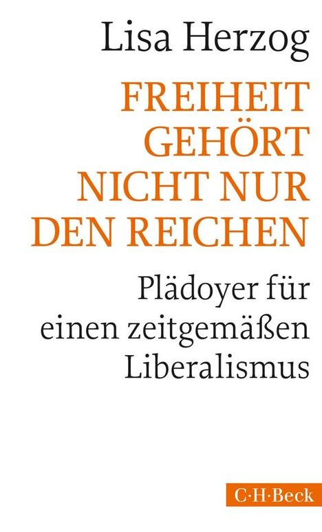 Lisa Herzog: Freiheit gehört nicht nur den Reichen, Buch