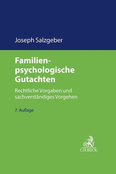 Joseph Salzgeber: Salzgeber, J: Familienpsychologische Gutachten, Buch