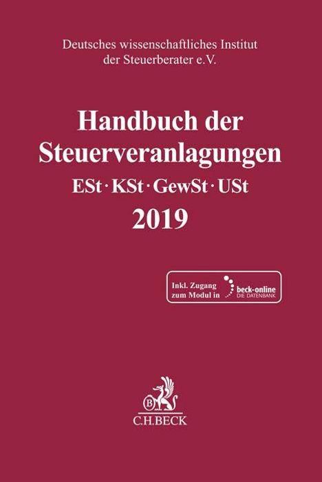 Handbuch der Steuerveranlagungen 2019, Diverse