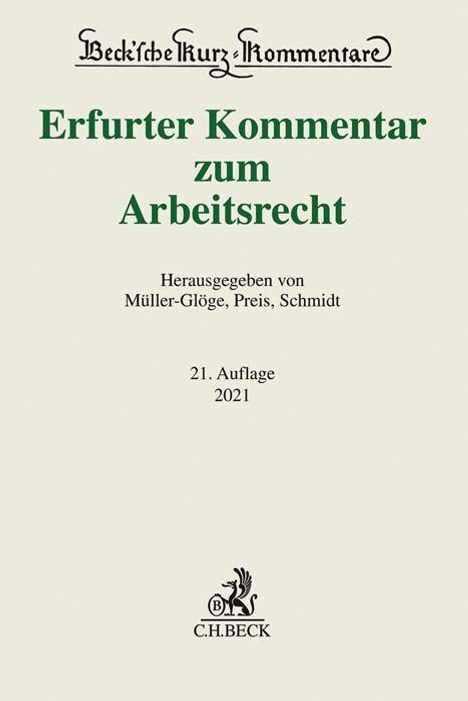 Erfurter Kommentar zum Arbeitsrecht, Buch