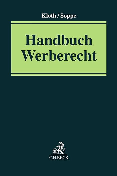 Handbuch Werberecht, Buch