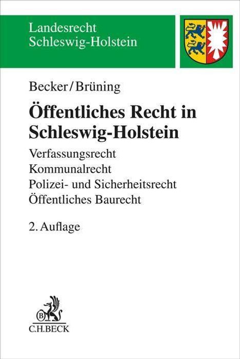 Florian Becker: Öffentliches Recht in Schleswig-Holstein, Buch