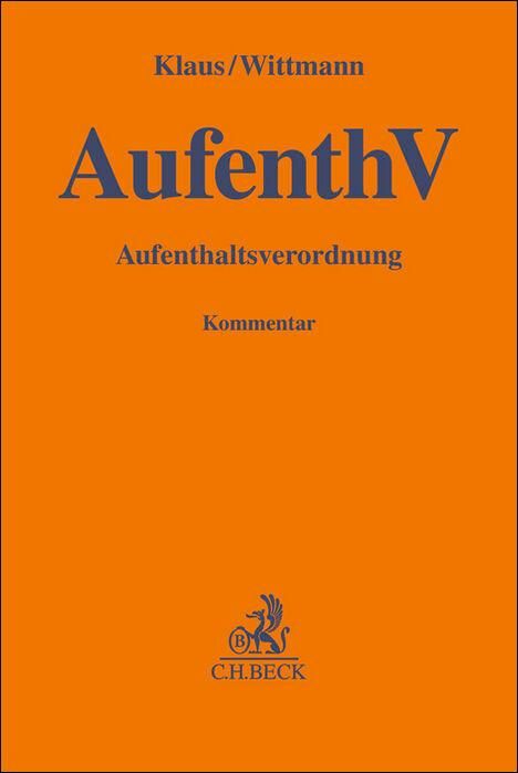 AufenthV, Buch