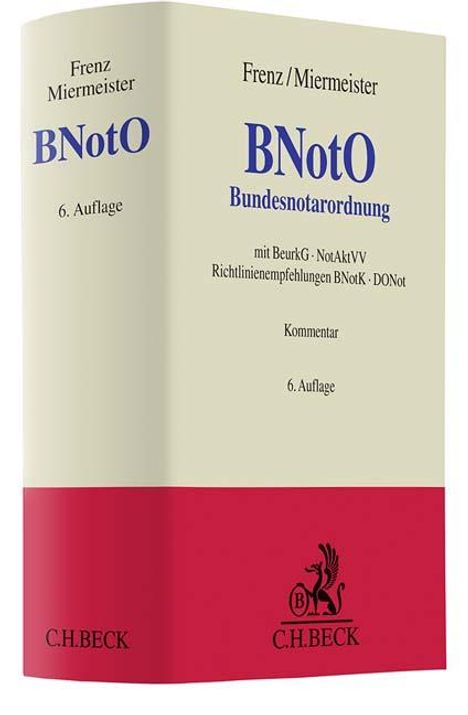 Bundesnotarordnung, Buch