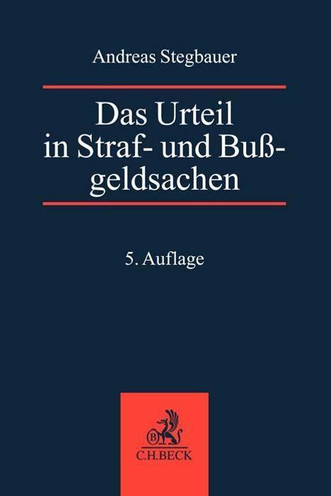 Bernd Rösch: Das Urteil in Straf- und Bußgeldsachen, Buch